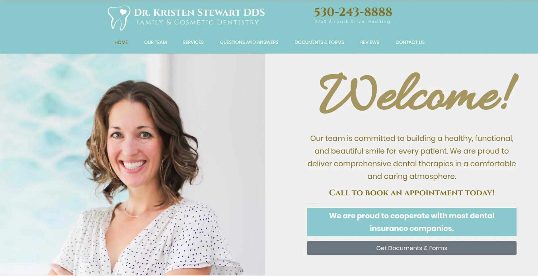 Reddingtoothfairy.com website by Twining Original Design